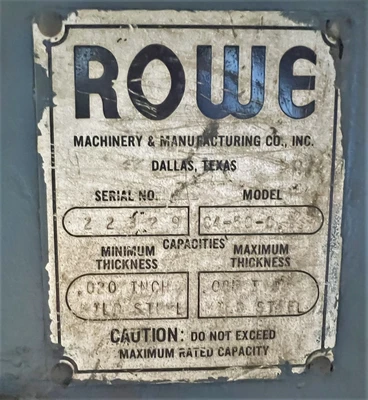 USED 1978 ROWE 20050-DSJ / C4-50-C
