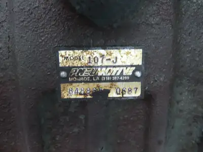 Pneumotive 107-J Sliding Vane Pump 4"x 4" Flanged Positive Displacement
