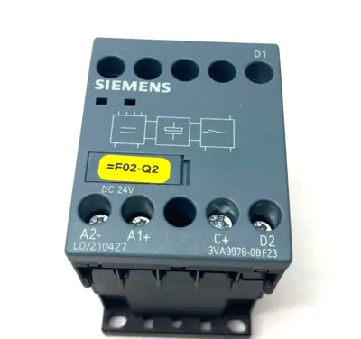 USED SIEMENS TIME-DELAY DEVICE, FIXED DELAY 24VDC