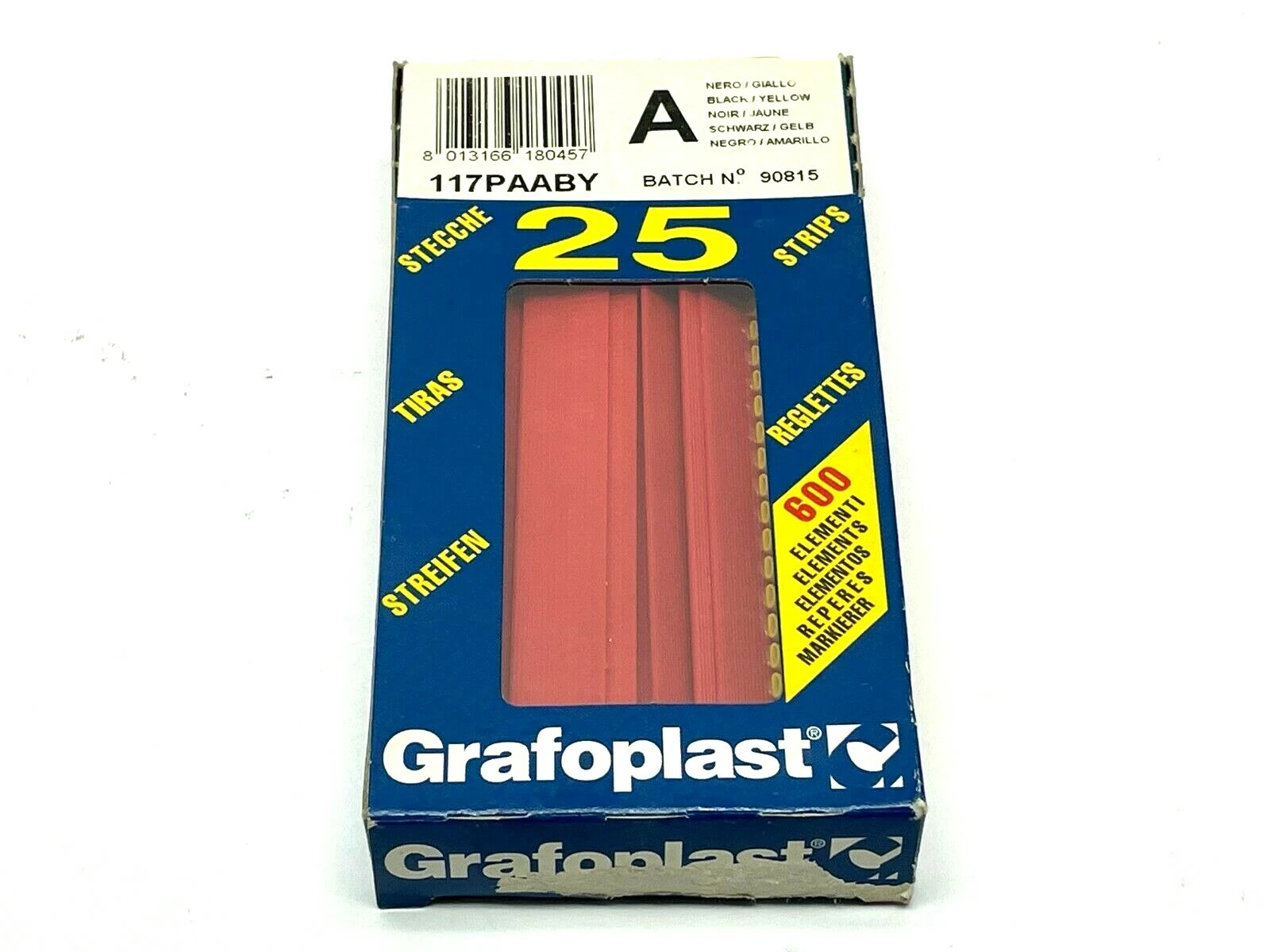 New | in-Stock Grafoplast 117PAABY Blank Label Michigan US | Maverick Industrial Sales #1401492