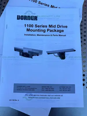 NEW DORNER 1100 MID DRIVE BELT CONVEYOR 48" X 4" W/ 11M036PL411FN GEARMOTOR