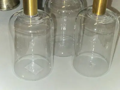 Lot of (3) Bud Vase - Zoya by Accent Décor 2 3/4" x 12 1/2"