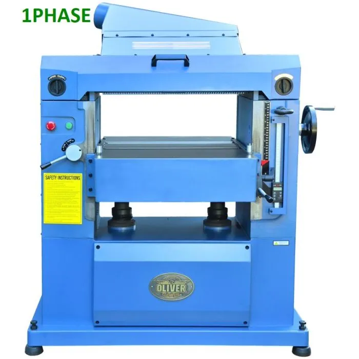 Oliver 22” Planer with HCX Helical Cutterhead – 4455.75T – 7.5HP, 1Ph