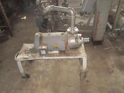 Pump, Centrif., 10 HP, S/st, 1.5 x 2.5 x 6, Sani #C734247
