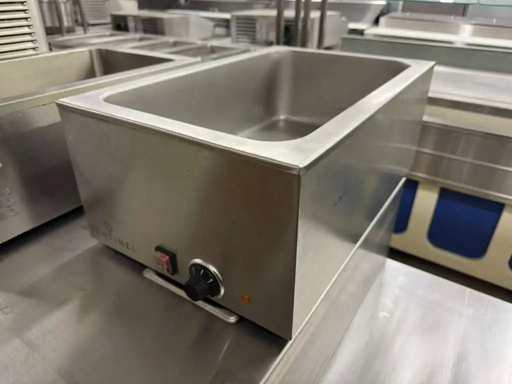 Used Sentinel Used Sentinel Full Size Stainless Steel Countertop Food Warmer - 120V Steam Tables (Food) Illinois US | Falcon Restaurant Supply #1374492