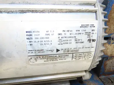 Gorman Rupp GHS3RR3-B Positive Displacement Gear Pump 3"Flanged 255GPM 7.5Hp