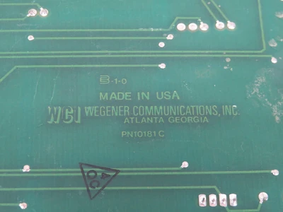 Used WEGENER _UNKNOWN_ Network Cards | OCO Industrial #1616476