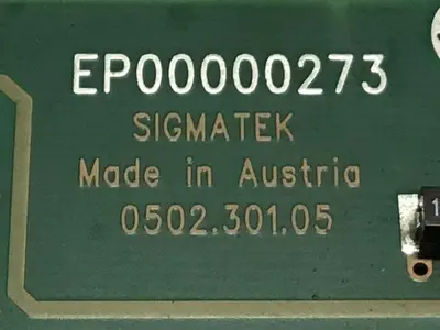 USED SIGMATEK 05-052-015 DIAS MIDI I/O-V4