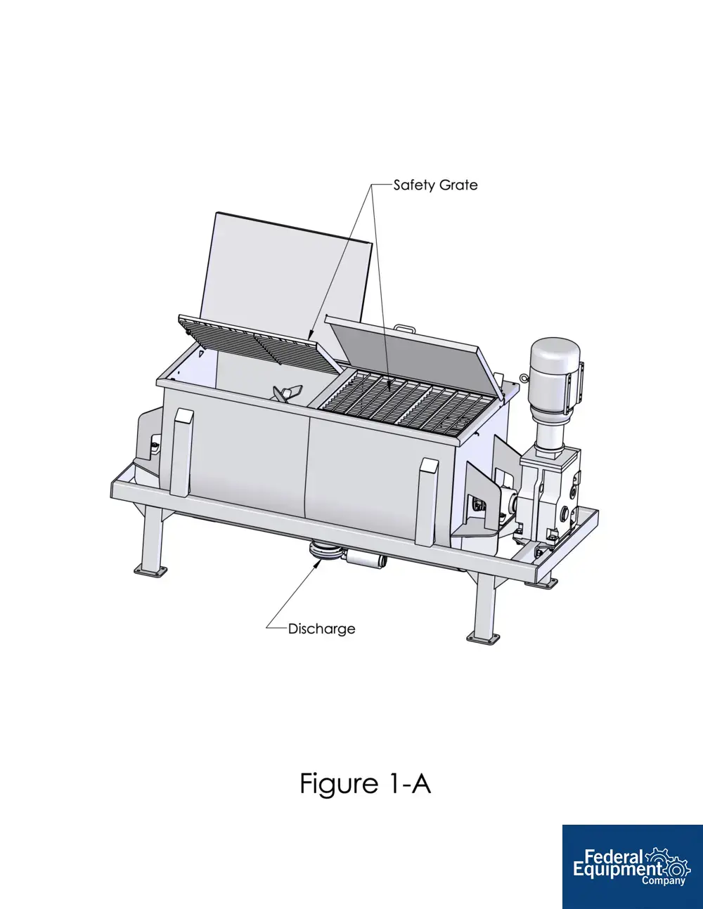 NEW AIM 25 Cu Ft AIM Blending Ribbon Blender, 304 S/S, 7.5 HP