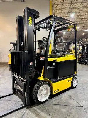 Used 2020 Yale ERC055VGN 4-Wheel Sit down Electric Counterbalance Forklifts New York US | United Lift #1446678