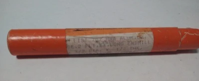 BRUBAKER 1/2" x 1/2" SE 2FL Extra Long End Mill 2FL HSS USA Made for Aluminum