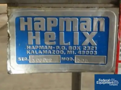 USED Hapman 2.25" BRABENDER TWIN SCREW VOLUMETRIC FEEDER, S/S