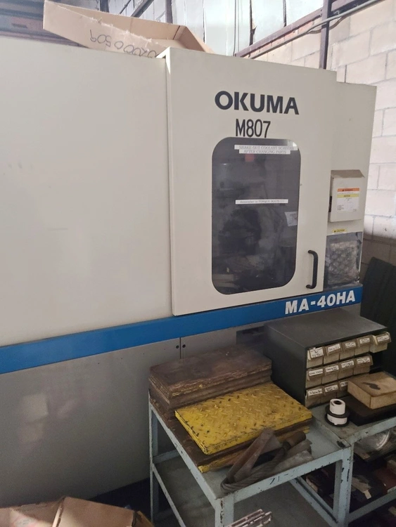 Used 2002 OKUMA MA-40HA Horizontal Table Type Boring Mills Connecticut US | CNCsurplus #19184