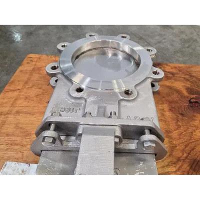 Used 8" A-C Valve Stainless Steel Knife Gate Size 8