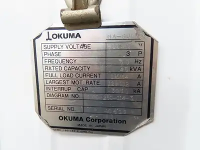 Okuma MA-60HB Lathe Milling Machine Spindle Piston Actuator Cylinder Assembly