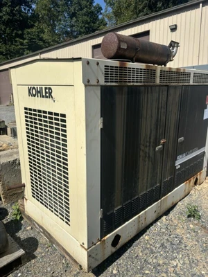 Kohler 60RZG 60 KW Gas Generator CNG / Propane GM 5.7 L gas engine 3 phase