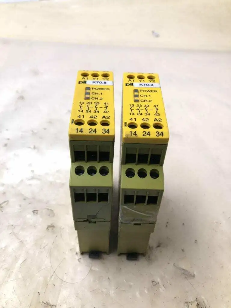Pilz PNOZX1 Safety Relay 24VAC/DC 3N/O 1N/C -Lot of 2
