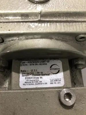 Stober K202WGD0125MT Right Angle Speed Reducer/Gearbox 12.7:1