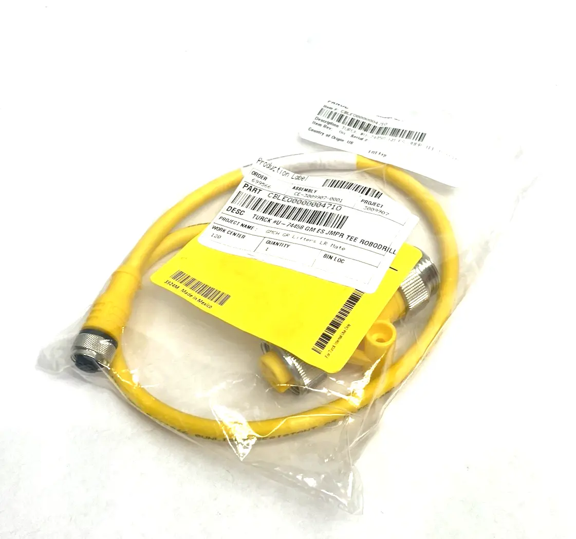 New | in-Stock Turck T-Junction Splitter Cable Cable & Wire Michigan US | Maverick Industrial Sales #1390778