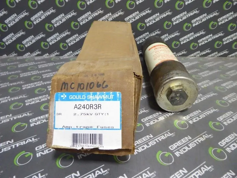 Gould Shawmut A240R3R Amp-Trap Fuse 2.75kV 2400V 50/60Hz New NIB