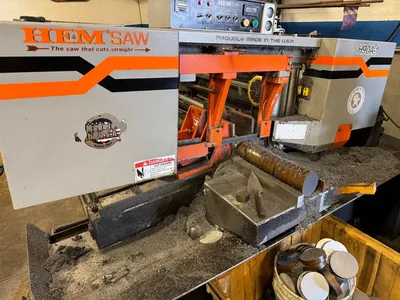 HEM H90A-1 Horizontal Band Saws | Silverlight CNC, Inc (2)