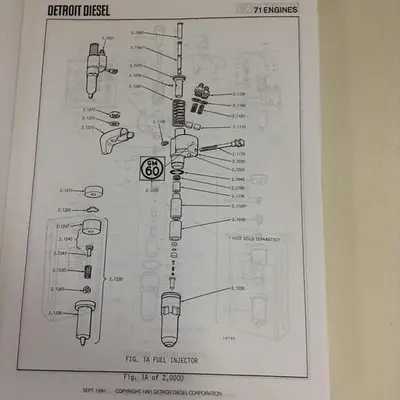 USED DETROIT DIESEL MANUAL764