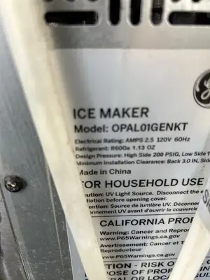 GE OPAL01GENKT Profile Opal Countertop Ice Maker w/out Side Tank Refurbished