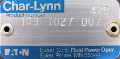 NEW CHAR-LYNN 103-1027-007 HYDRAULIC MOTOR 1031027007