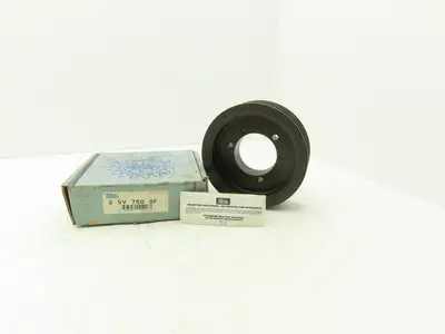 Martin 3 5V 750 SF V-Belt Pulley 5V 3 Groove 7.4" Pitch Diameter Bushing Bore