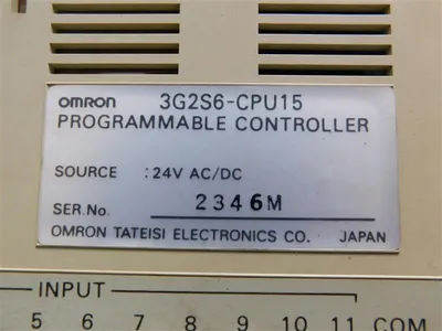 USED OMRON 3G2S6-CPU15