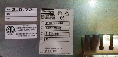 USED ATLAS COPCO PF3007-G-HW