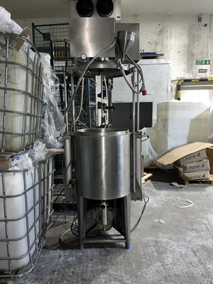 200L S/S JKTD Contra Rotational Cream Homogenizer Reactor