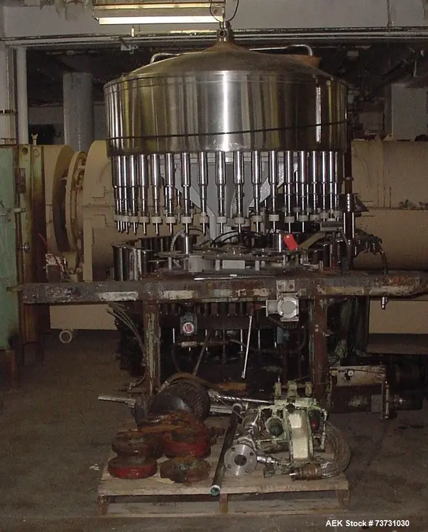 Used HORIX HFV 44 Overflow Pressure Gravity Liquid Fillers Illinois US | Aaron Equipment #1515458
