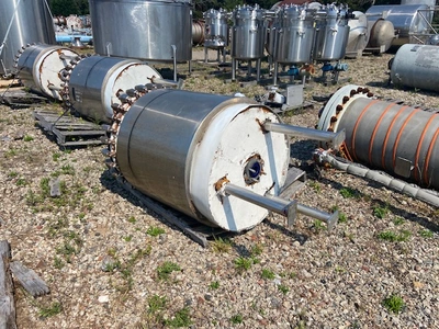 PFAUDLER 120 Gallon Kettle Glass Lined Atmospheric & Pressure Reactor | Perry Equipment (6)