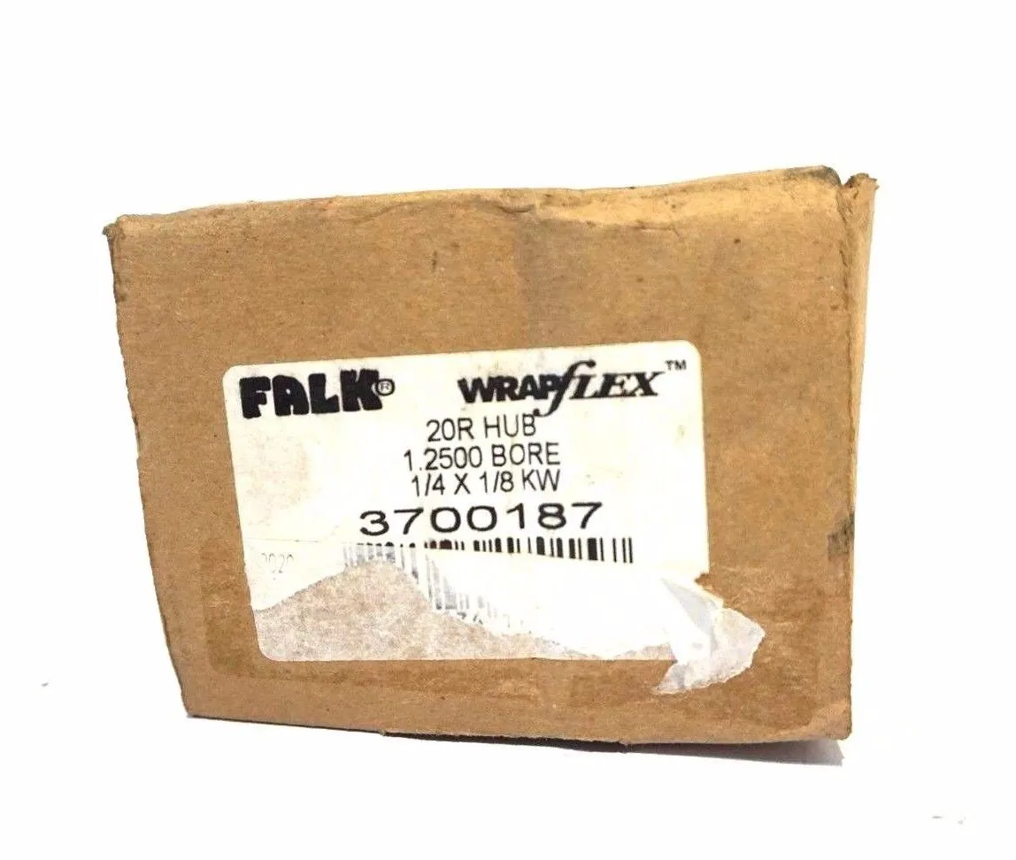 NEW FALK 3700187 COUPLING 20R HUB 1.2500 BORE