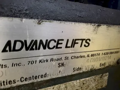 USED ADVANCE LIFTS #HRDP-6120-4848-M