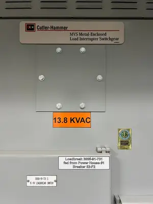 LV Double-Ended Unit Substation - 2 x 2000/3000kVA, 13.8kV Transformers w/ 600V MAGNUM DS Switchgear