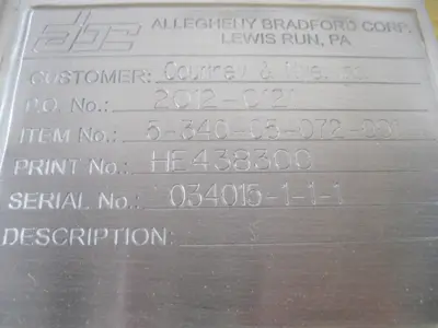 NEW Allegheny Bradford HE438300