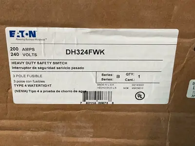 Used EATON DH324FWK Switchgears Ohio US | HGR 24 #1280590