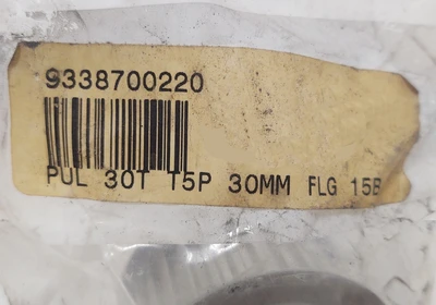 🔥Timing Pulley Aluminum Flanged T5P, 30 Tooth, 30mm