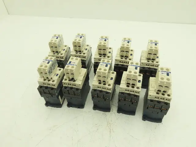 Telemecanique LC1D186 Contactor Motor Starter 32A 690V 15Hp Coil 24VDC Lot of 10