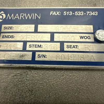 New | in-Stock MARWIN CF8M Pump & Valve Parts | Surplus Asset Holdings #1218140