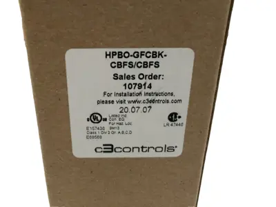 NEW C3 CONTROLS HPBO-GFCBK-CBFS/CBFS PUSH BUTTON 107914 HPBOGFCBKCBFS CBFS