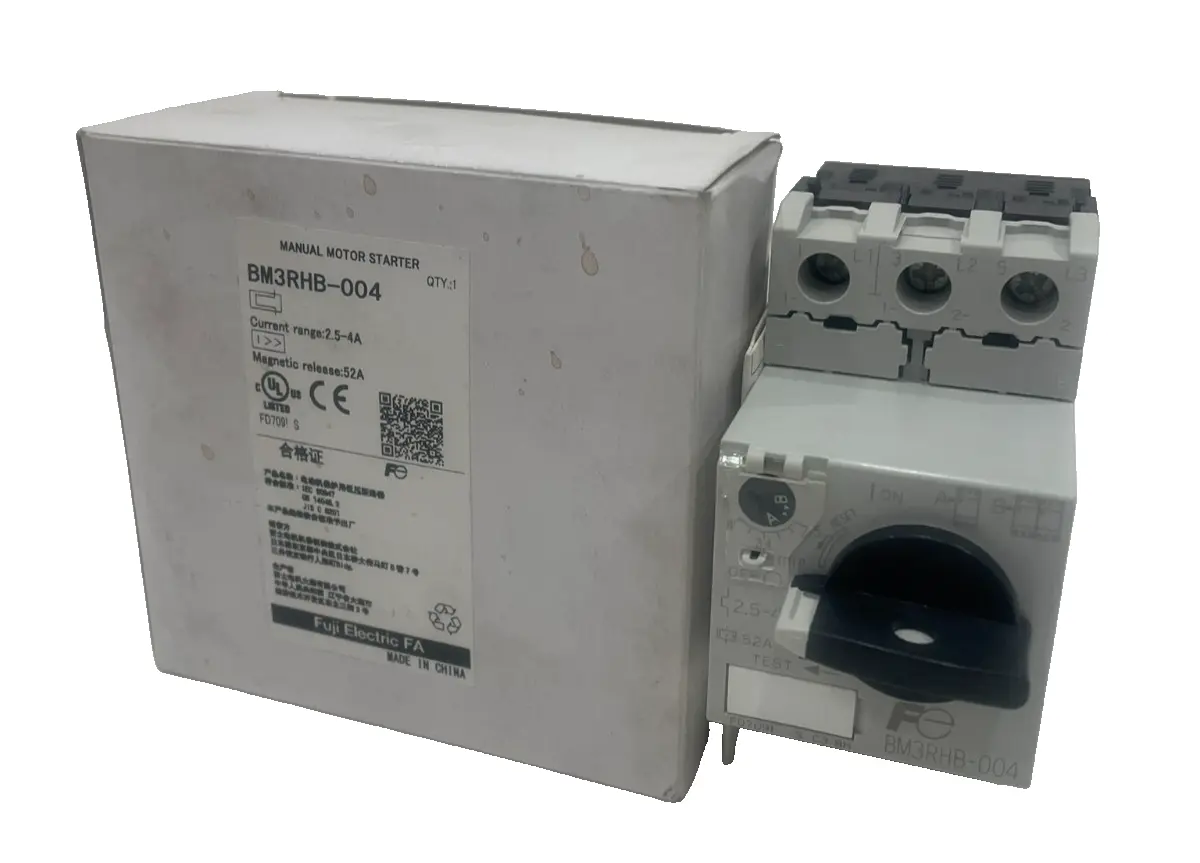 NEW FUJI ELECTRIC BM3RHB-004 STARTER2.5-4.0 AMP BM3RHB004