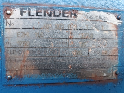 Flender 6" Plastic Extruder