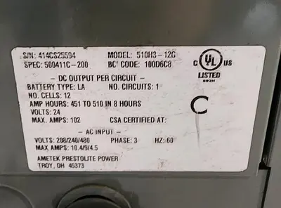 USED AMETEK 510H3-12G