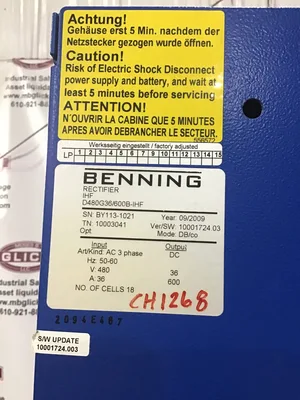 Powerhouse D480G36/600B-IHF Telecom Power Supplies 3PH 36A