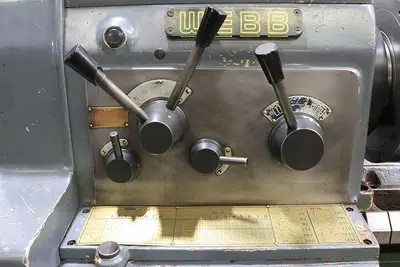 17"/25-1/2" x 59" WEBB MODEL 1759G GAP BED ENGINE LATHE