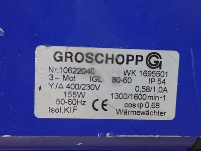 Used GROSCHOPP WK1695501 Motors (misc) Ohio US | HGR 24 #734816