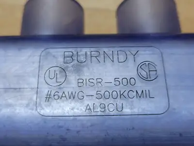 Used BURNDY BISR500 Electrical Fittings British Columbia CA | Lenmark #1489038
